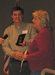 Susie Shields accepts the Informal Education Award