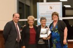 Outstanding Elementary Teacher Darlene Black  is pictured with Saeed Sarani, her nominator Gaile Loving, and OSTA President Tina Rogers.